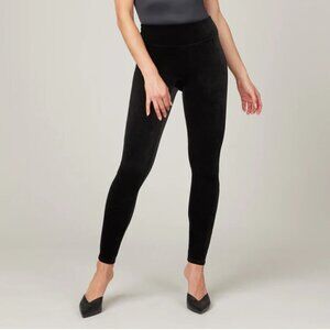 Spanx Velvet Leggings Large Black P257